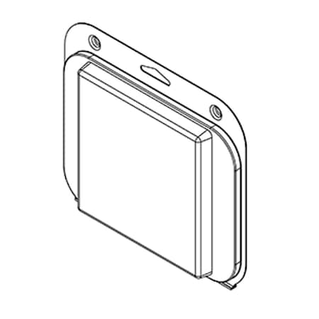 Visipak Thermoform-CLAMSHELL-#305-6.562-7.562-5.063-5.063-0.500-0.015-CLEAR, 250PK 305TF